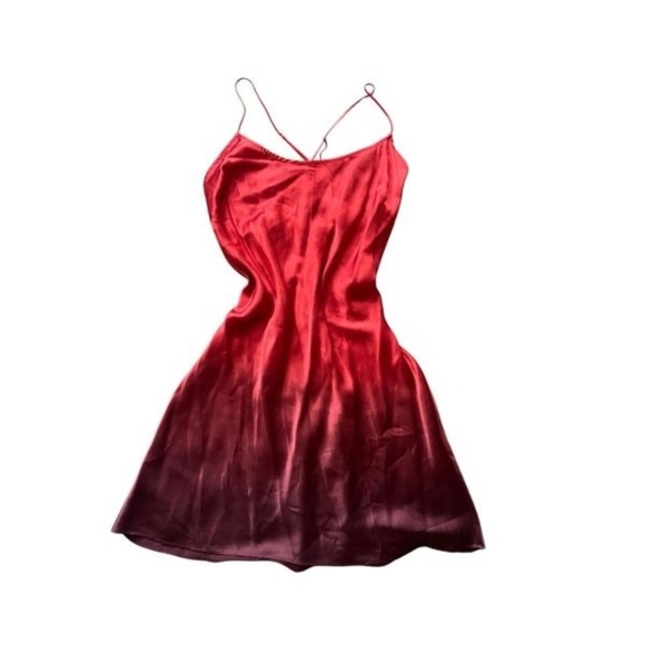 Victoria's Secret Red Babydoll Mini Dress - Picture 1 of 5